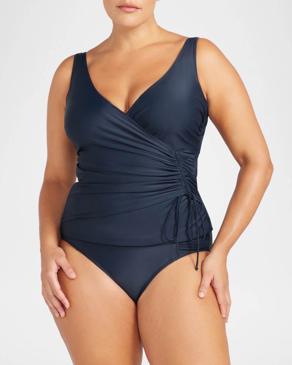 Hues Rembrant Tankini Swim Top